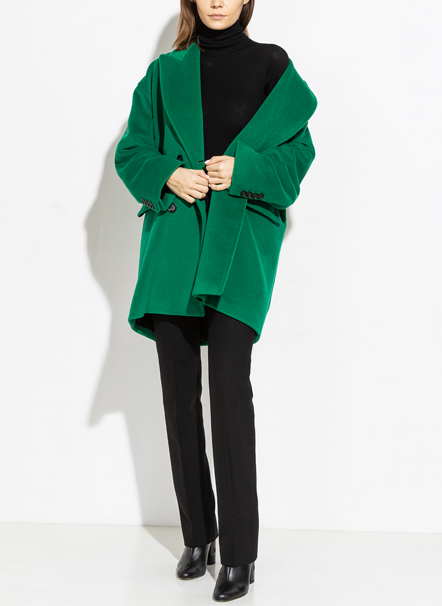 Късо палто с кашмир Max Mara Meana