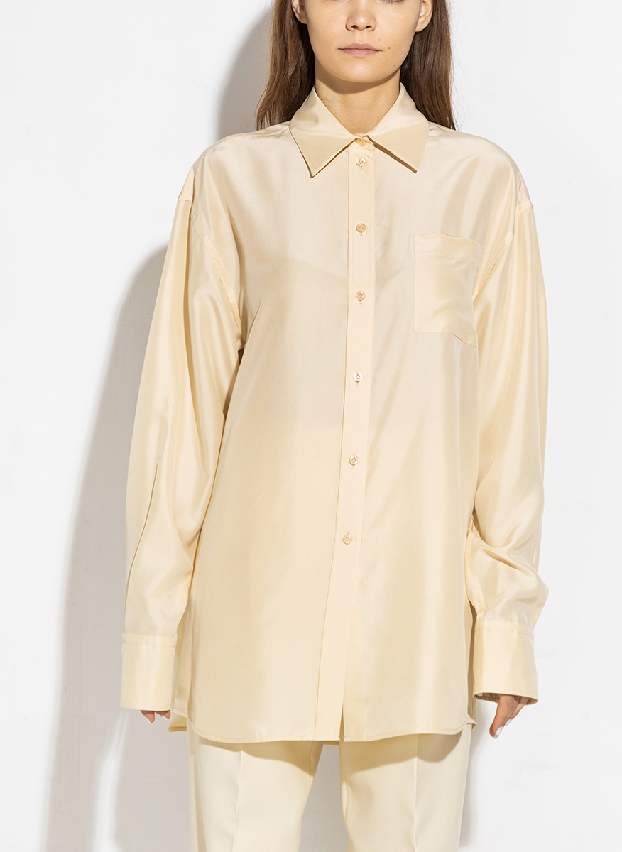 Копринена риза Sportmax Simone