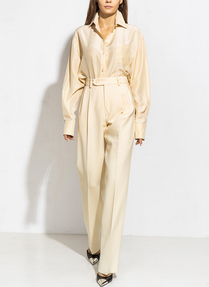 Копринена риза Sportmax Simone