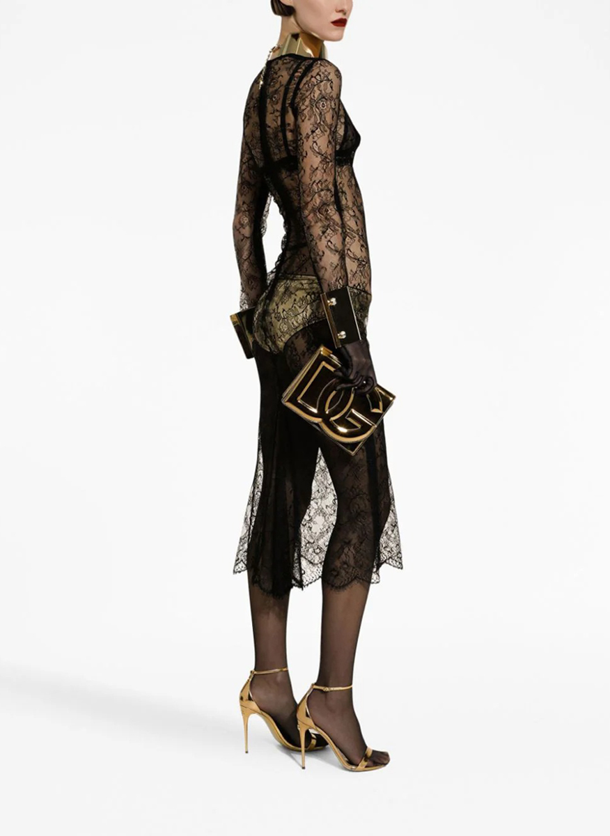 Чанта 'Metallic-Effect' Dolce & Gabbana 