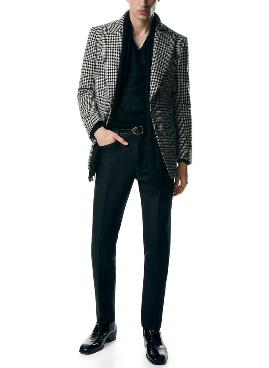 Шал от кашмир с бродерия Tom Ford