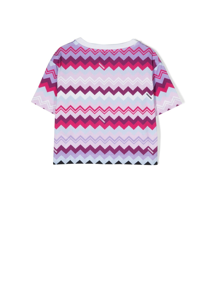 Тишърт с цялостен принт Missoni Kids