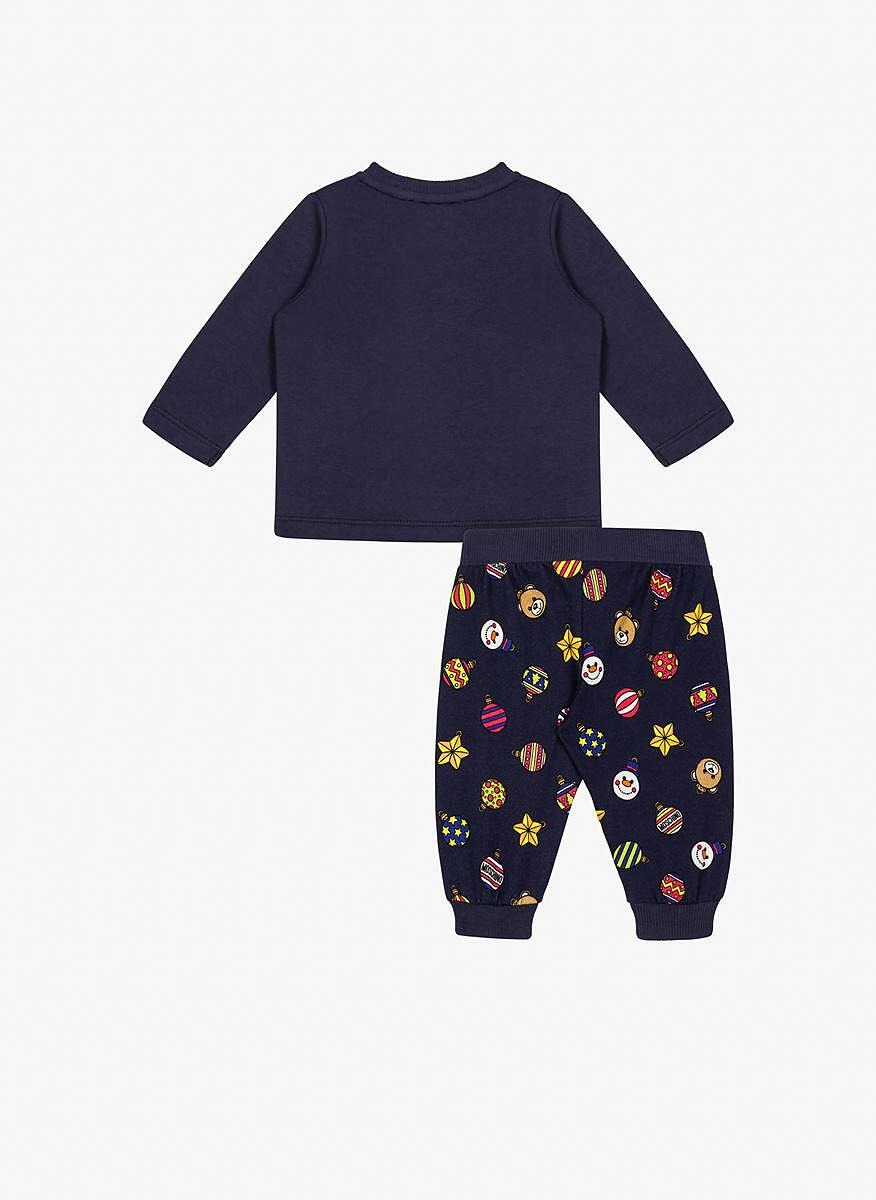 Спортен комплект с тематичен принт Moschino Kids