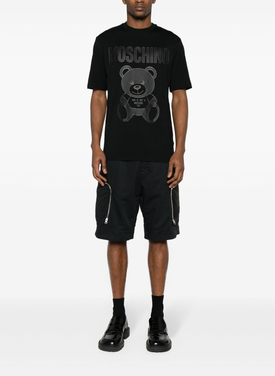Тишърт с принт 'Teddy bear' Moschino