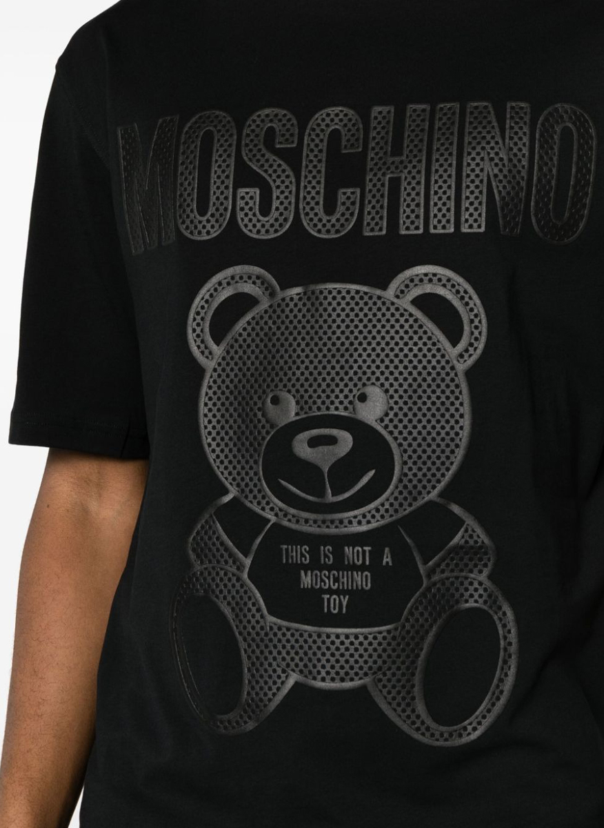 Тишърт с принт 'Teddy bear' Moschino