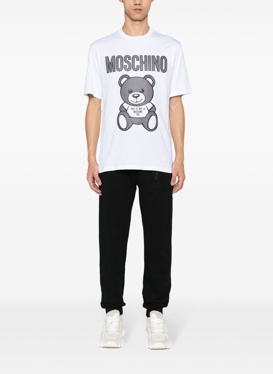 Тишърт с принт 'Teddy bear' Moschino