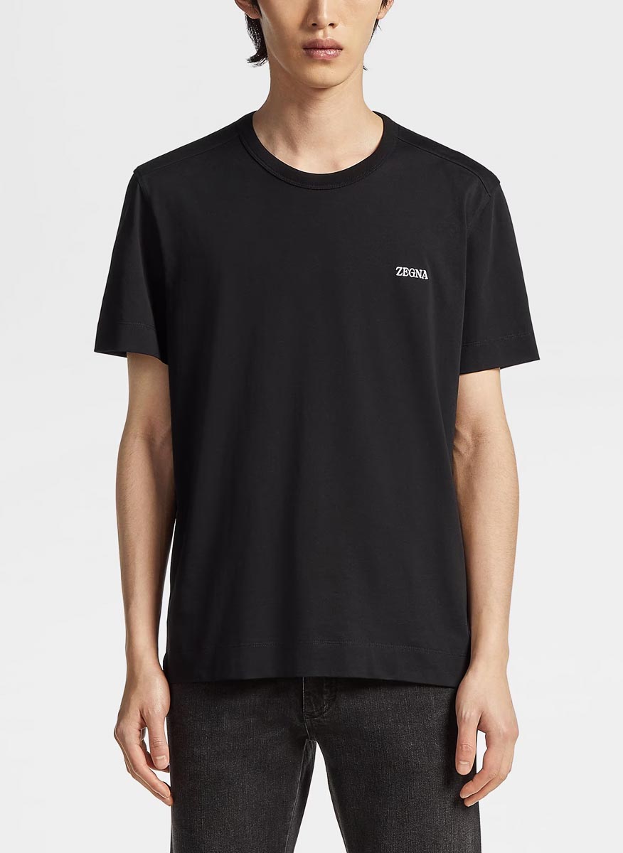 Тишърт с лого Zegna