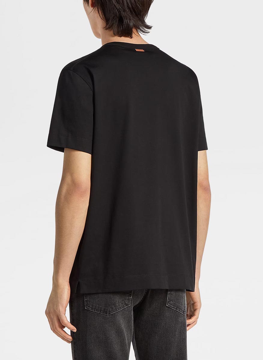 Тишърт с лого Zegna