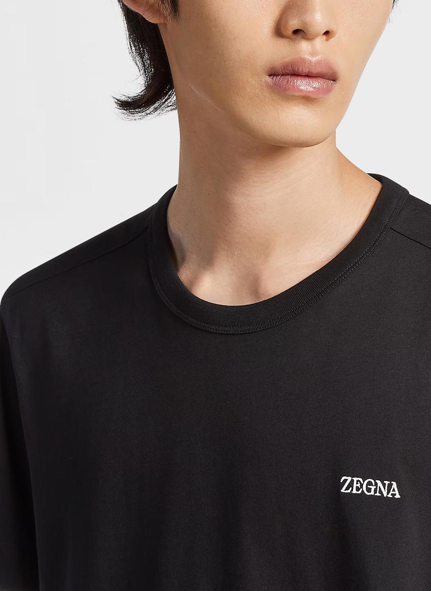 Тишърт с лого Zegna