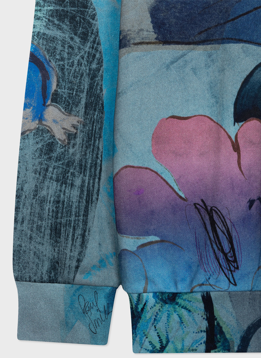 Суитшърт с принт 'Narcissus' Paul Smith