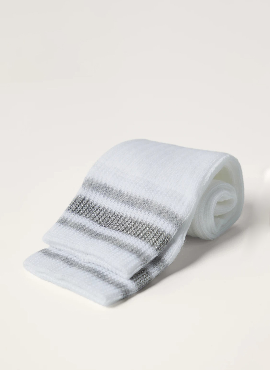 Чорапи с раиран мотив Brunello Cucinelli Kids S