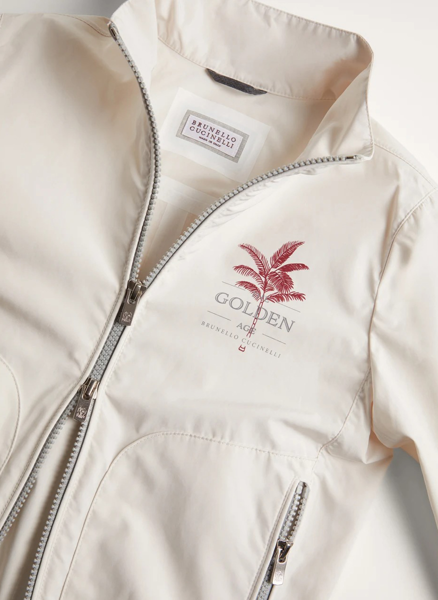 Яке с принт Brunello Cucinelli Kids 6