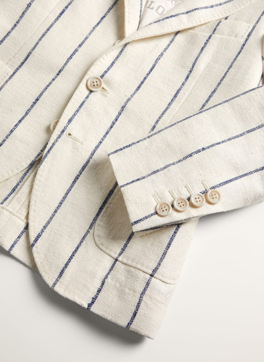 Раирано сако с лен Brunello Cucinelli Kids 12