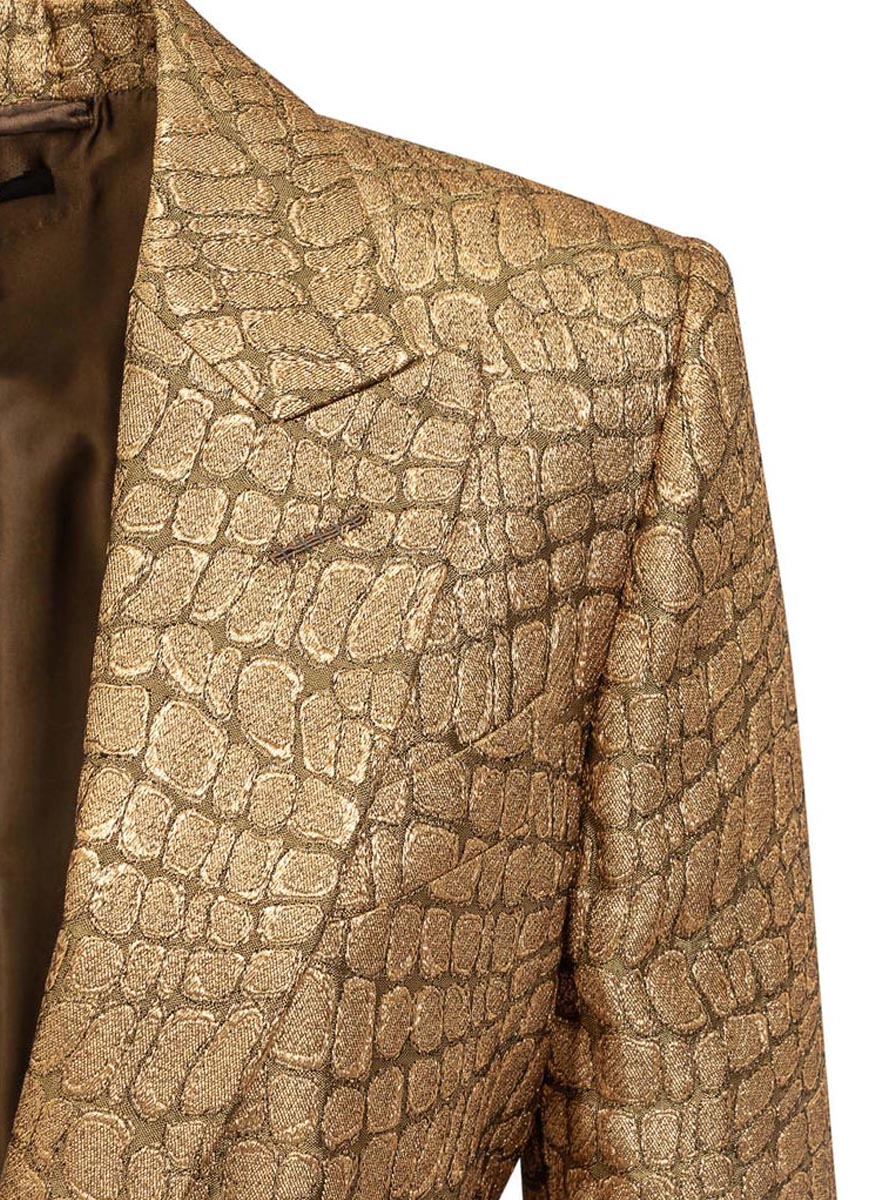 Сако с анималистичен принт 'Croco' Tom Ford