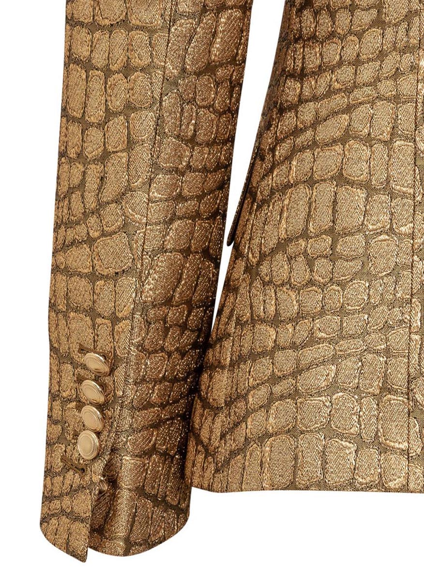 Сако с анималистичен принт 'Croco' Tom Ford