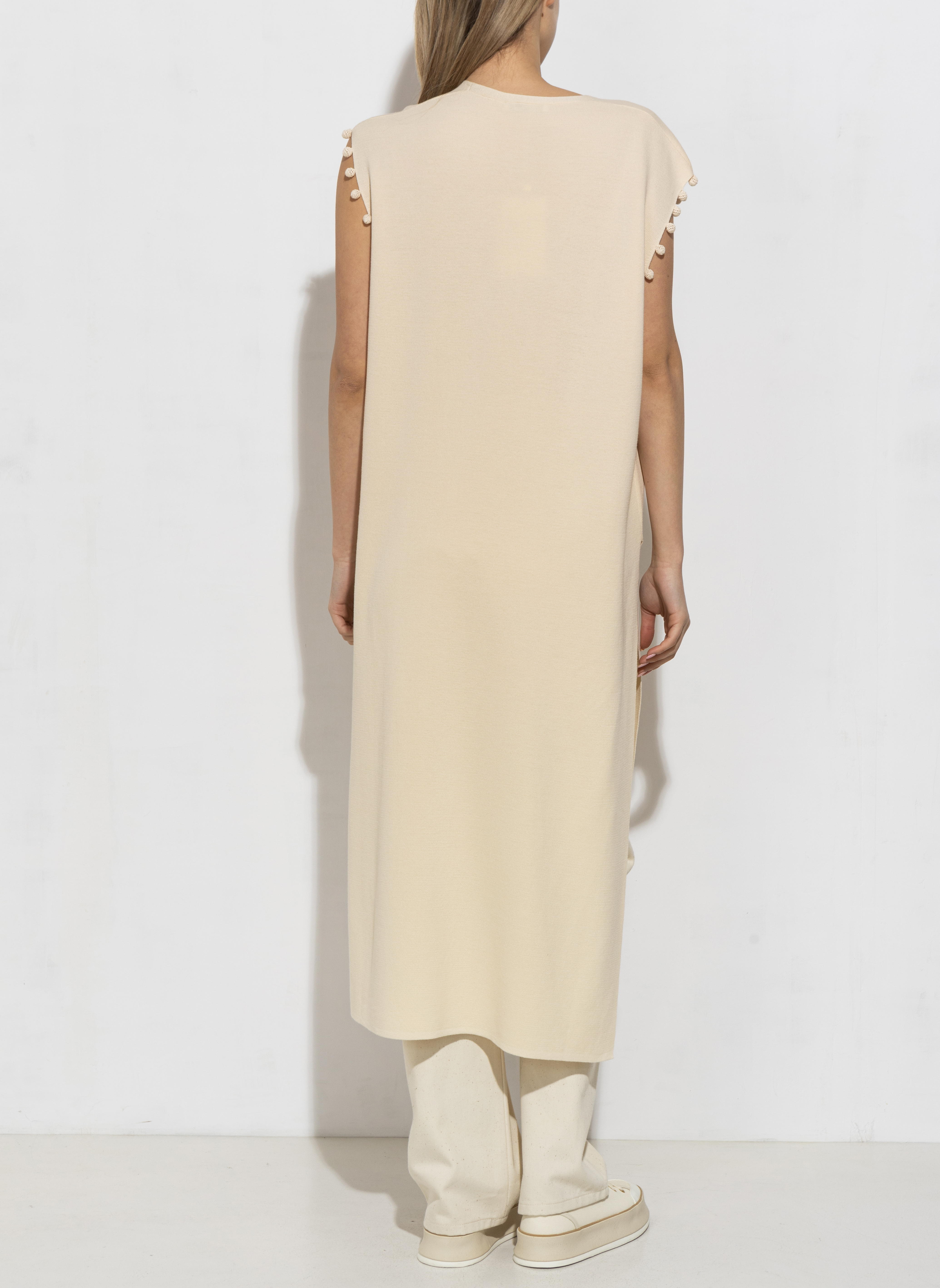 Рокля с разрез Max Mara Alpe