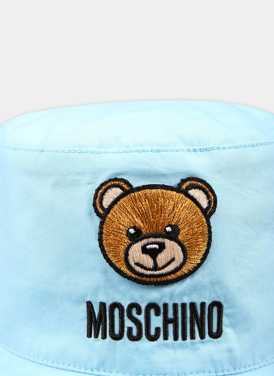Шапка с бродерия Moschino Kids