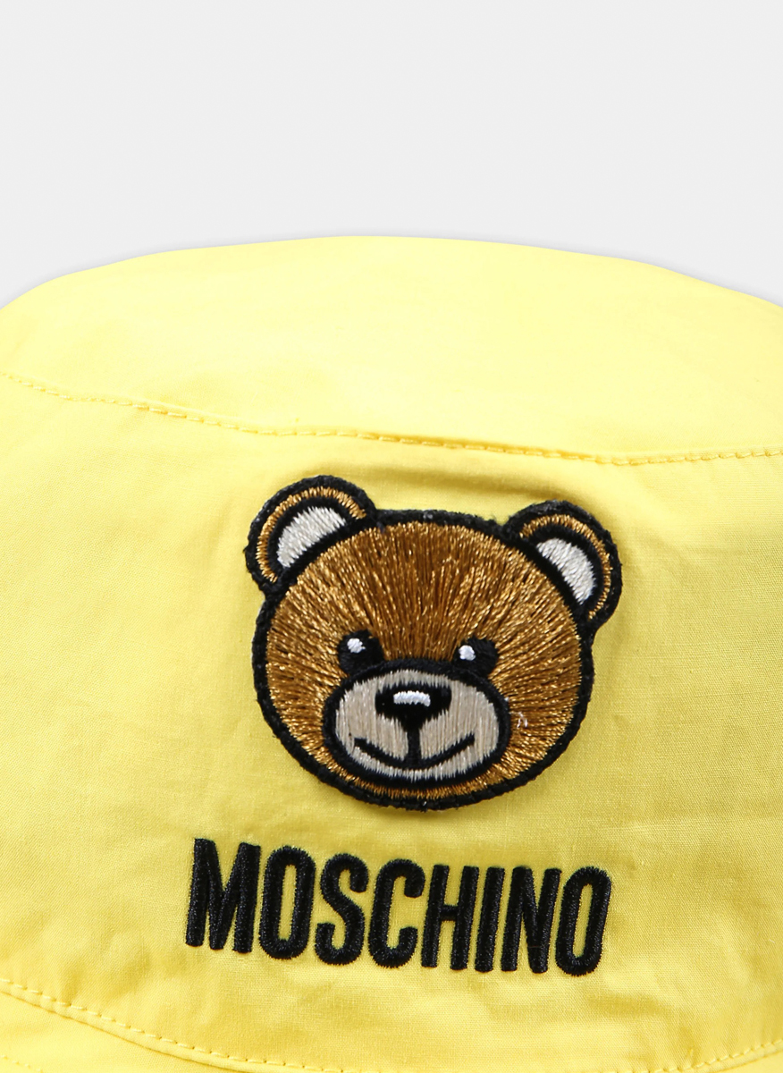 Шапка с бродерия Moschino Kids