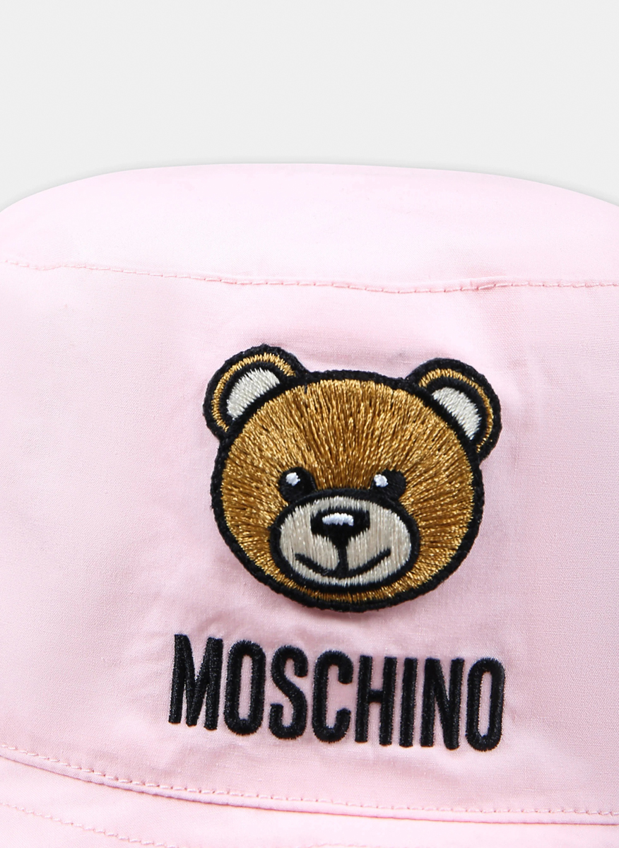 Шапка с бродерия Moschino Kids