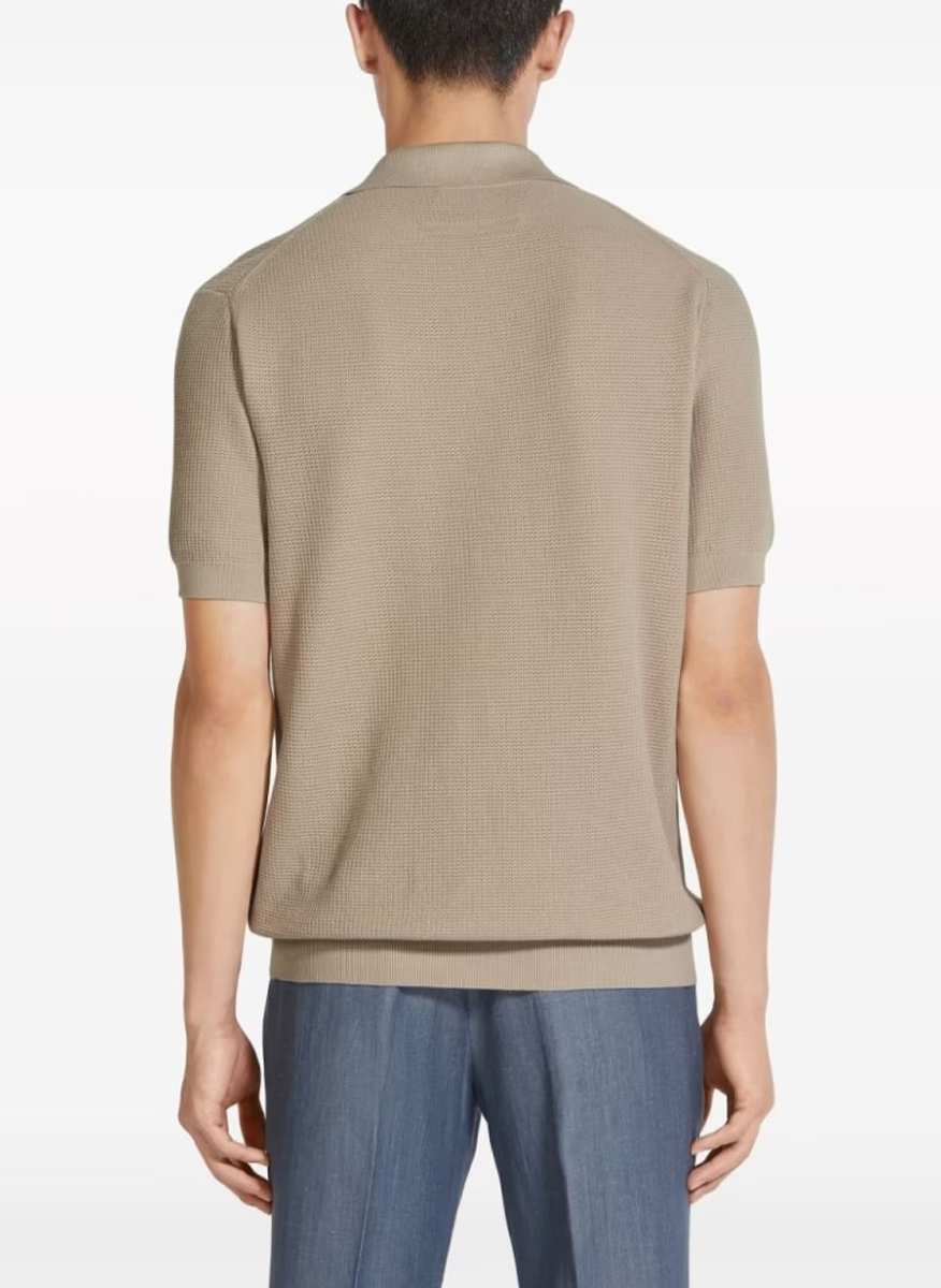 Полошърт 'Jacquard stitch' Zegna