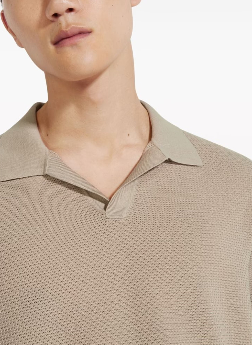 Полошърт 'Jacquard stitch' Zegna