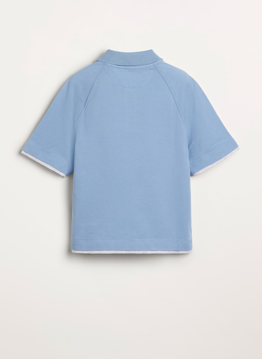 Полошърт с принт Brunello Cucinelli Kids 6