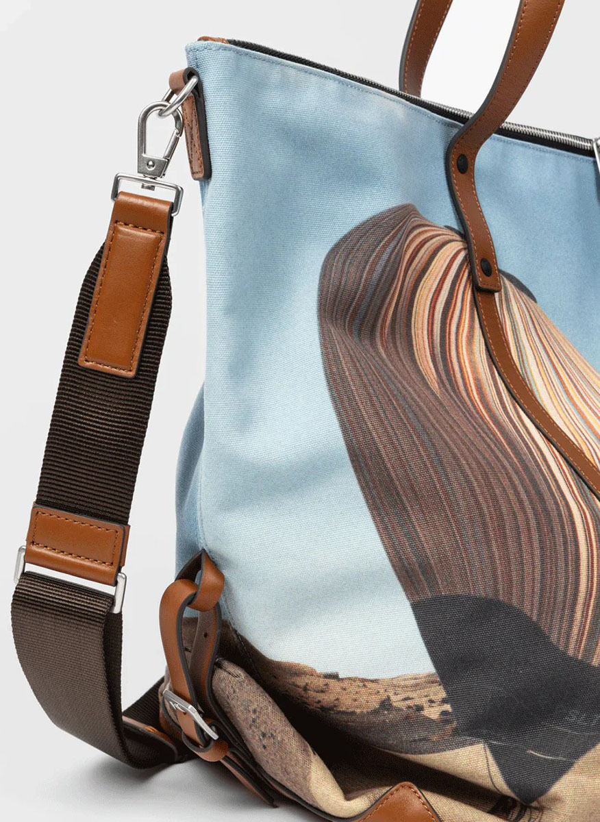 Чанта за пътуване с принт Paul Smith