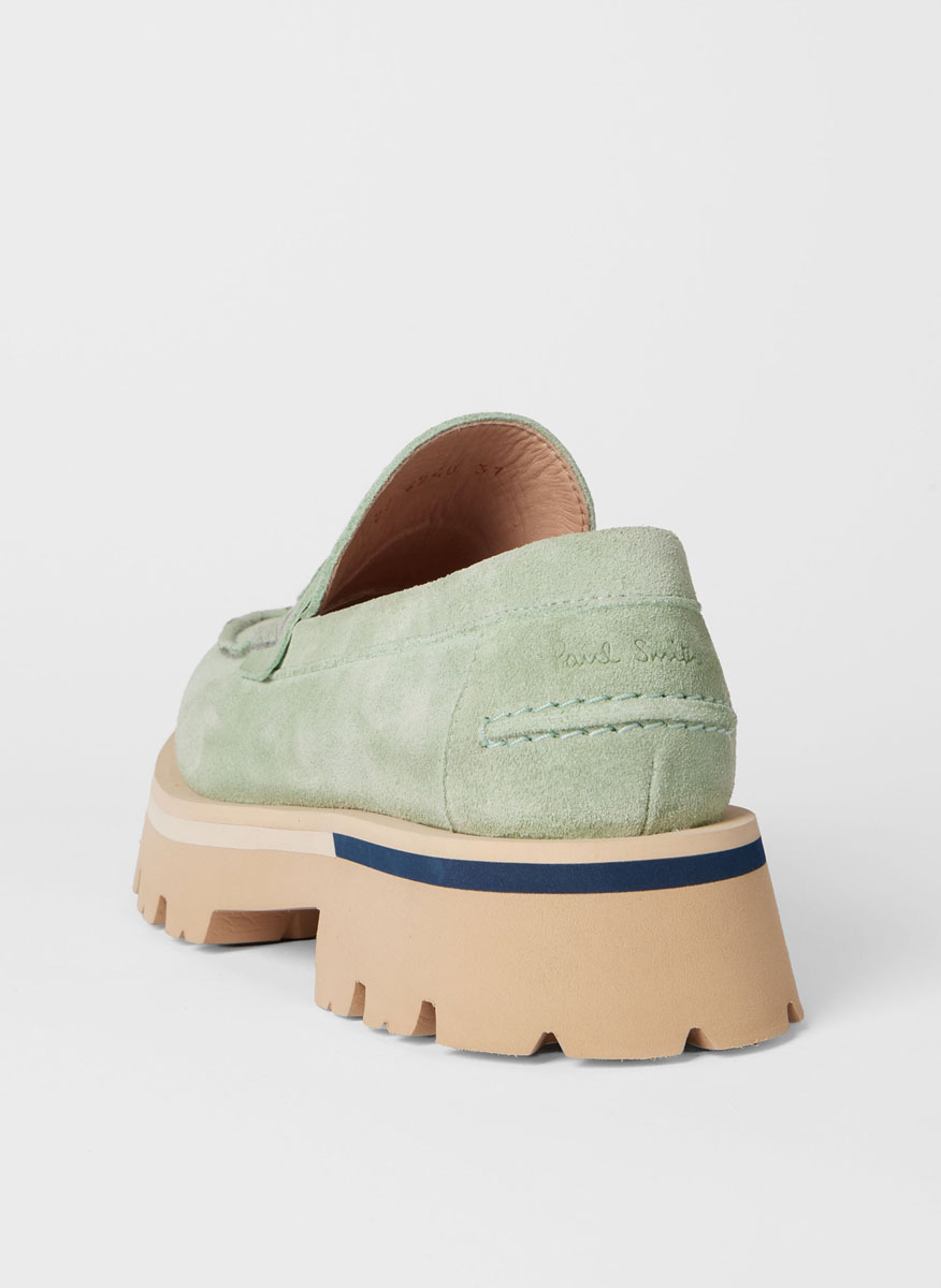 Велурени мокасини Paul Smith