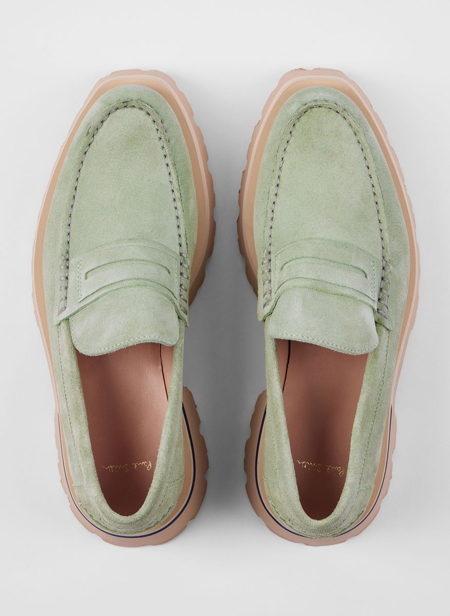 Велурени мокасини Paul Smith