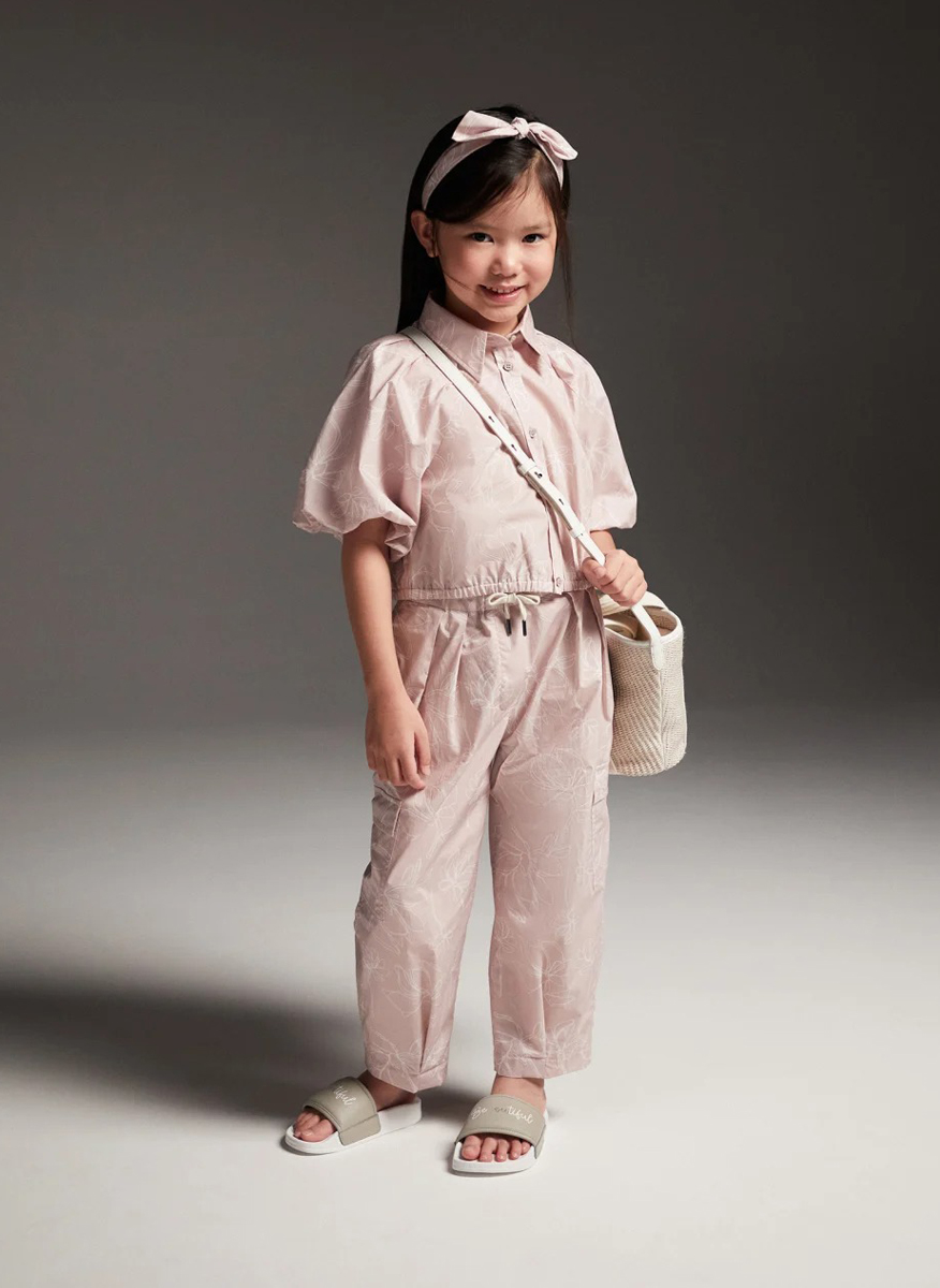 Риза с цялостен принт Brunello Cucinelli Kids 6