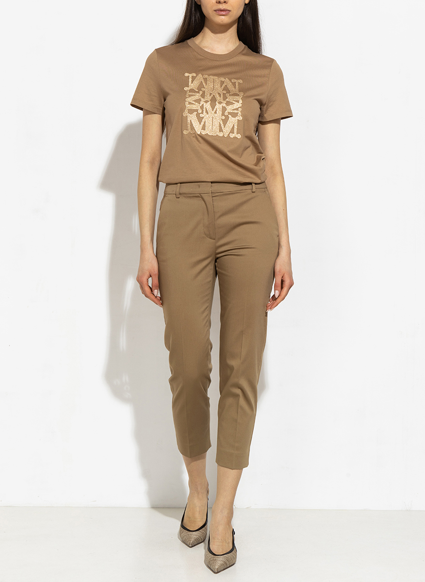 Панталон със скъсена дължина Max Mara Lince