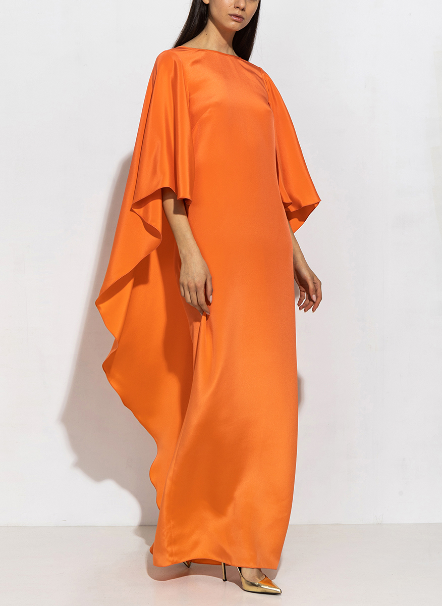 Рокля от копринен сатен Max Mara Baleari 