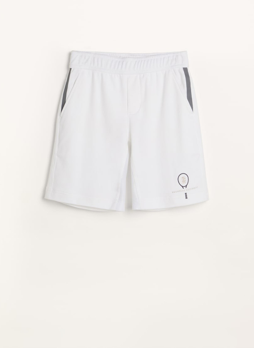 Къс спортен панталон Brunello Cucinelli Kids 12