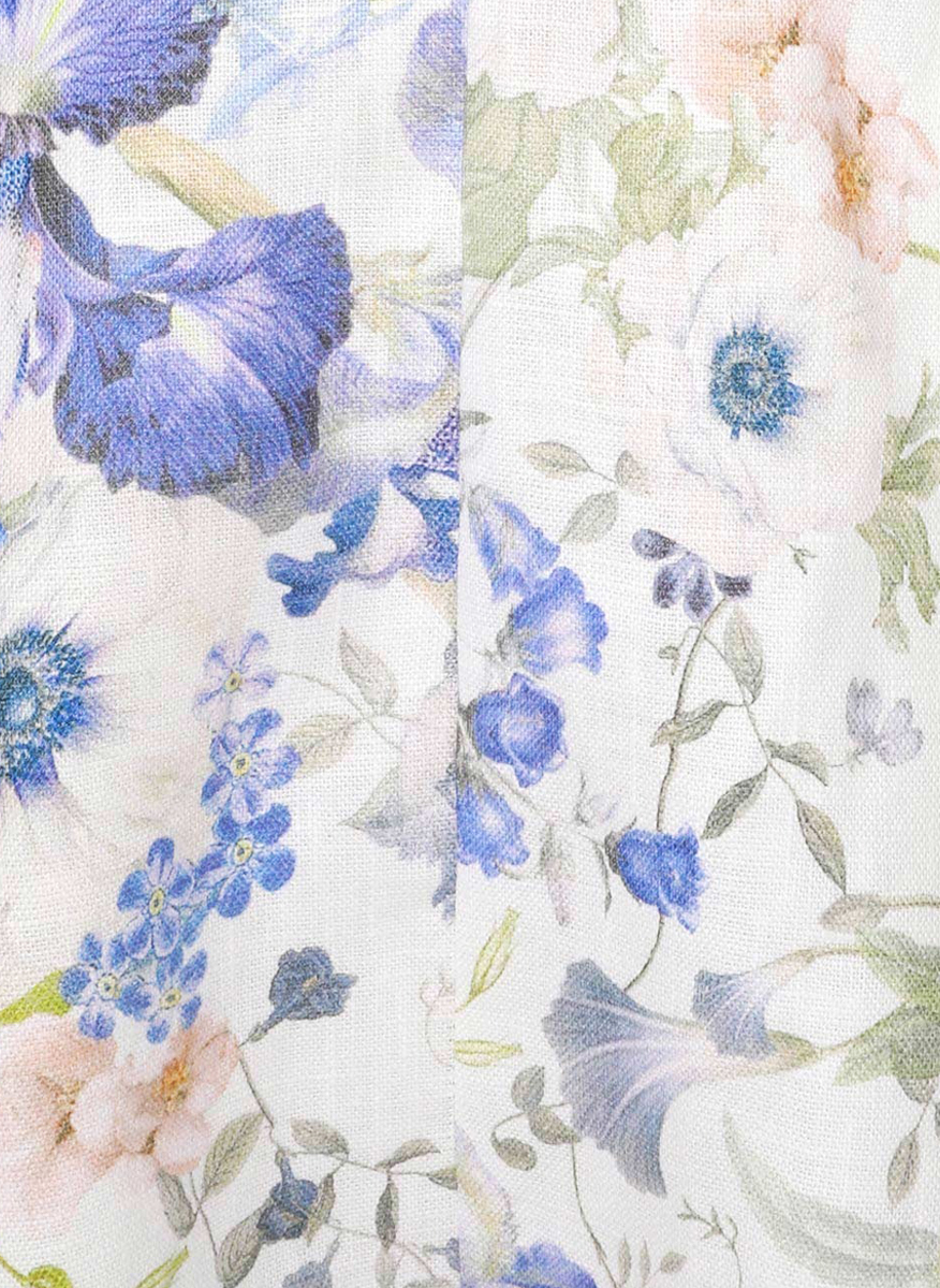 Shorts with Blue Garden print Zimmermann 
