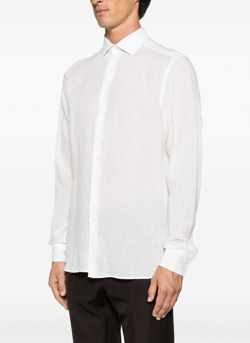 Класическа риза от 100% лен Zegna