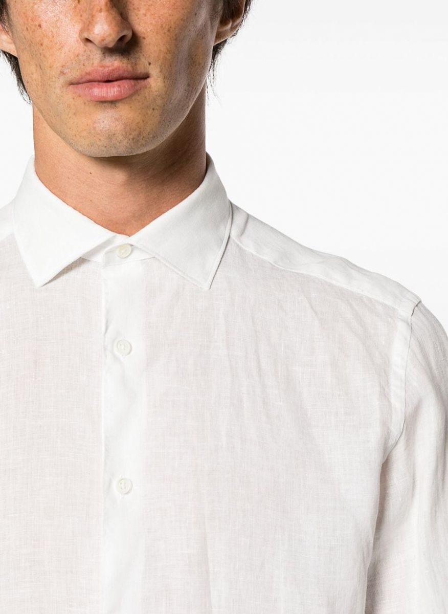 Класическа риза от 100% лен Zegna