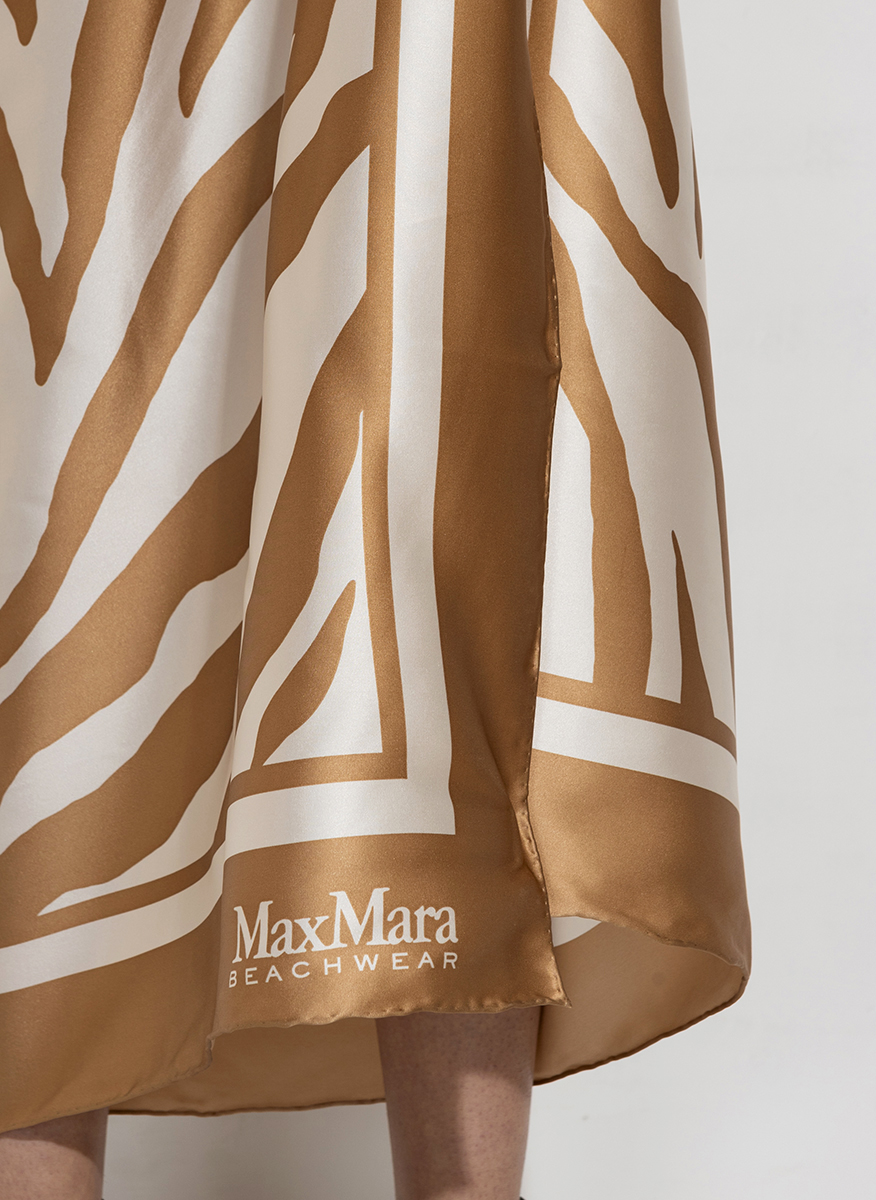 Парео от коприна Max Mara Leisure Scoglio 