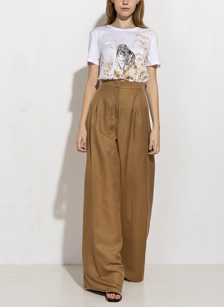 Тишърт с принт Max Mara Studio Rita