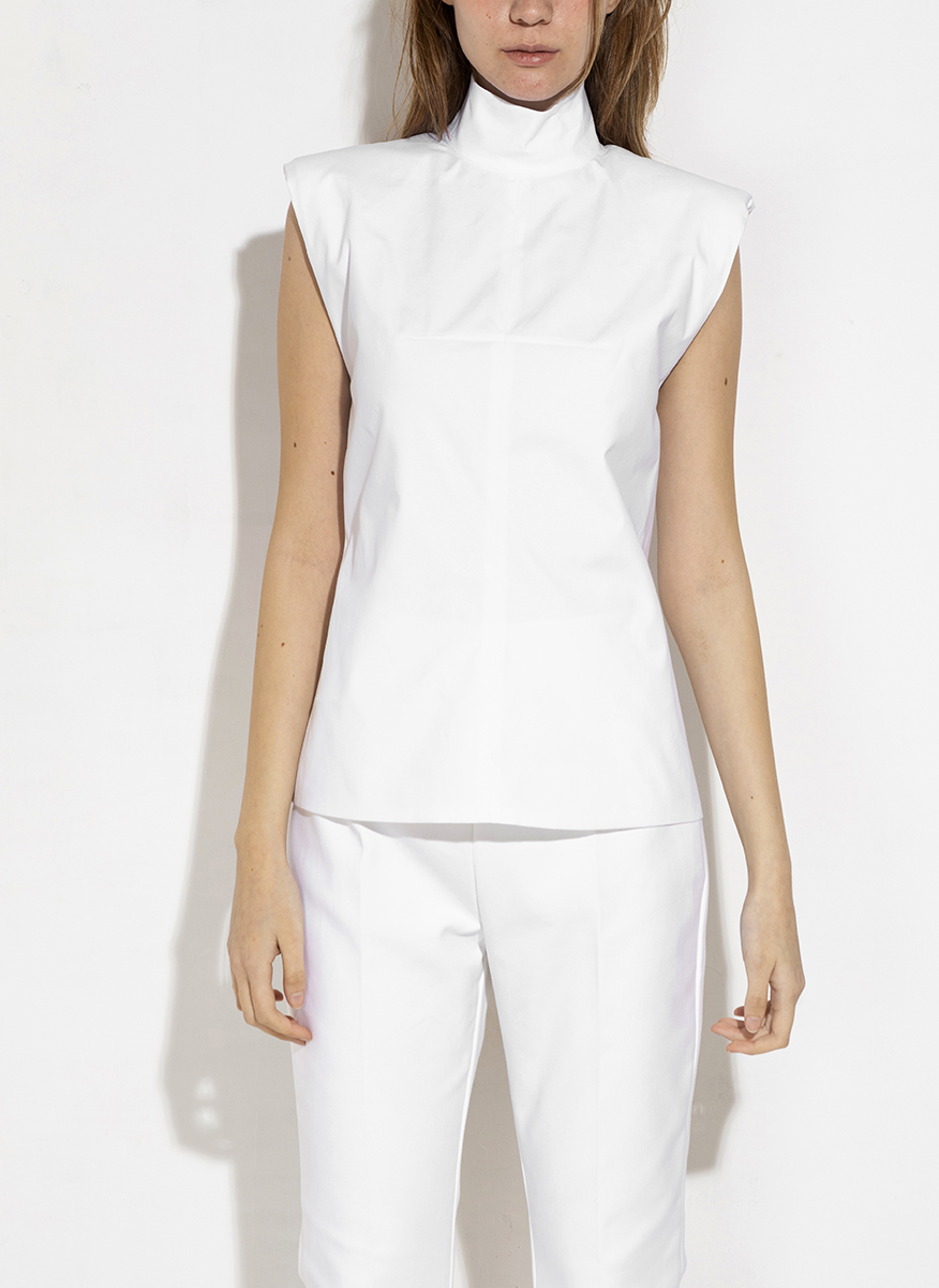 Sportmax Canneti structured fit blouse