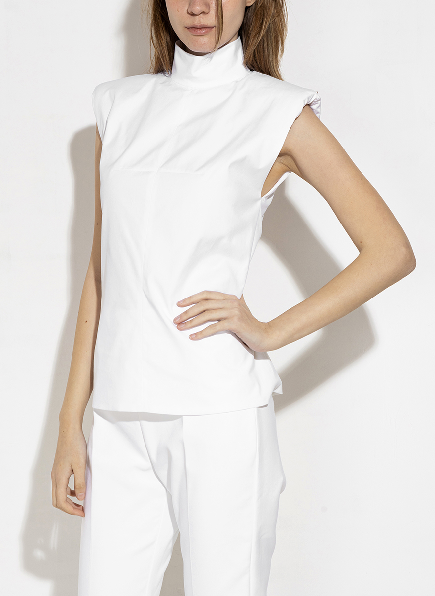 Sportmax Canneti structured fit blouse