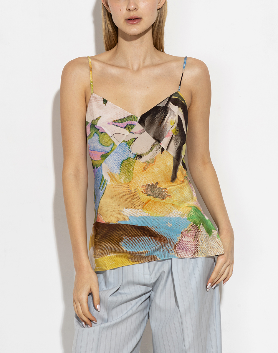 Paul Smith 'Floral Collage' top