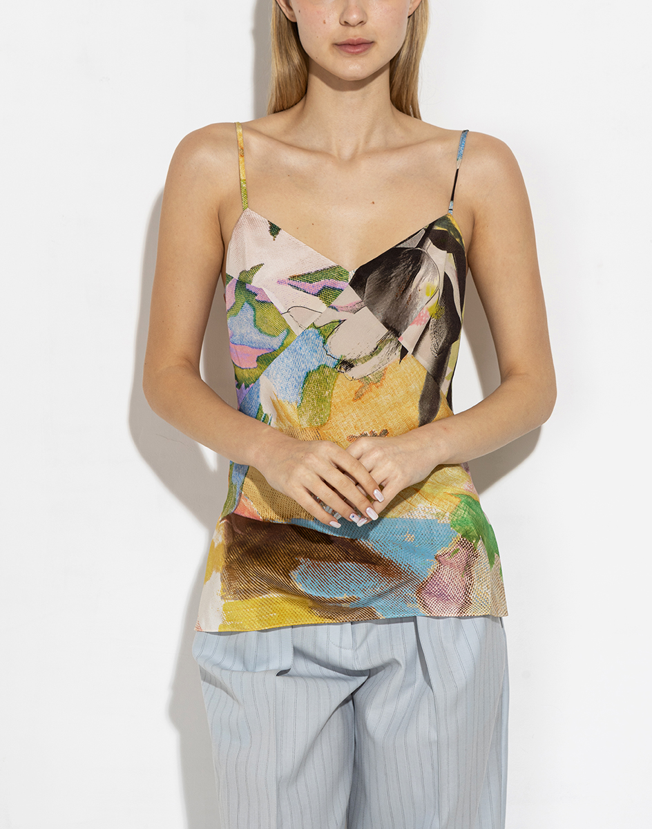 Paul Smith 'Floral Collage' top