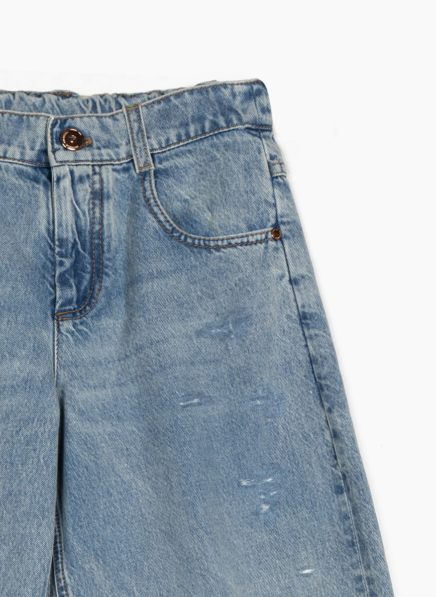 Cotton denim Brunello Cucinelli Kids 6