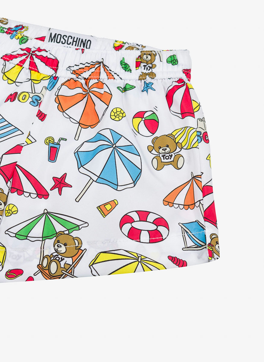 Moschino Kids swimsuit with print