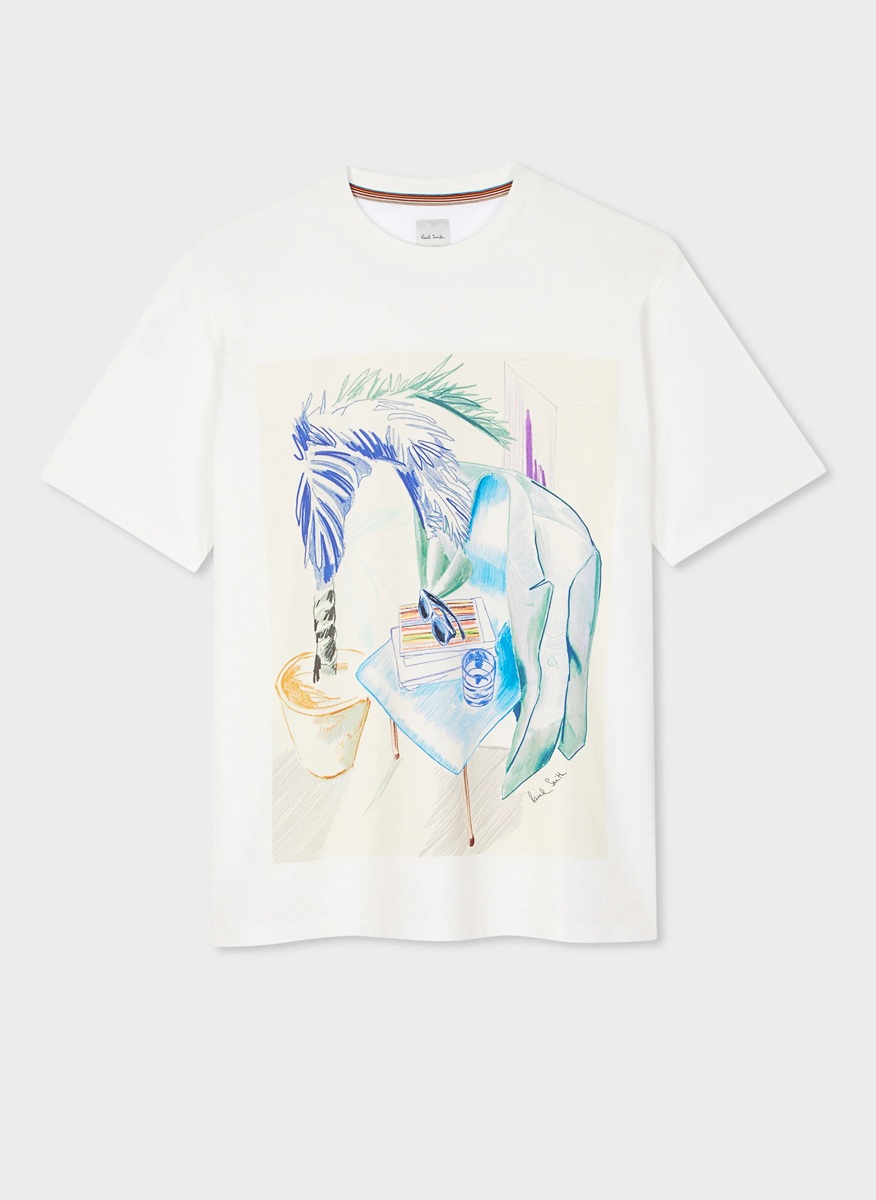 Тишърт с принт 'Sketchbook' Paul Smith 