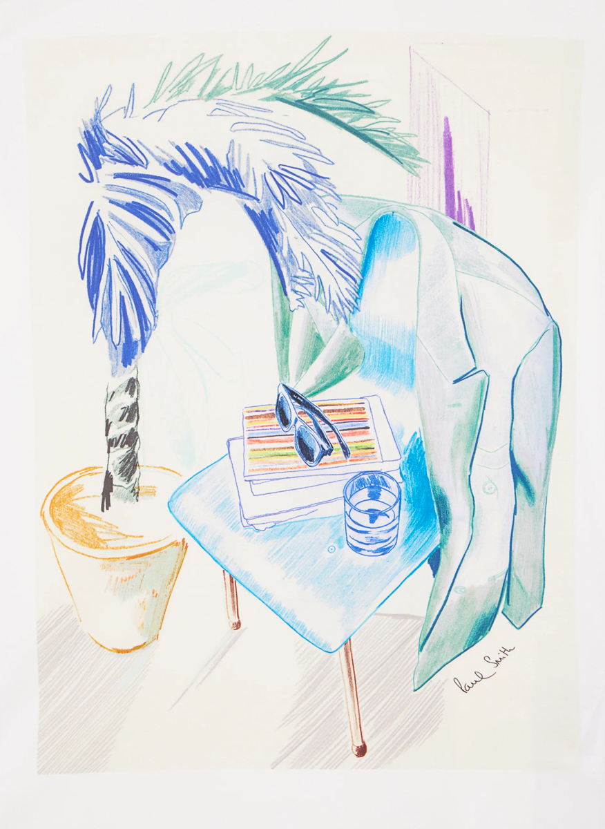 Тишърт с принт 'Sketchbook' Paul Smith 