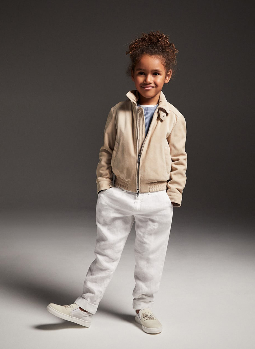 Панталон от лен Brubello Cucinelli Kids 8-10