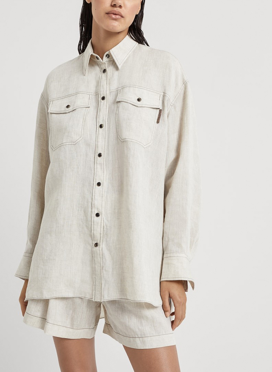 Brunello Cucinelli linen shirt