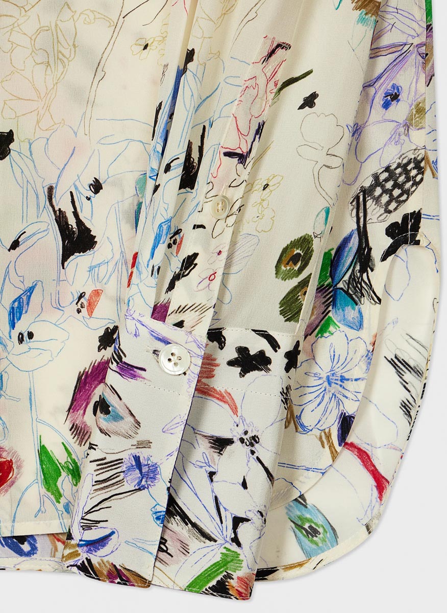 Paul Smith shirt with 'Sketchbook Botanical' print