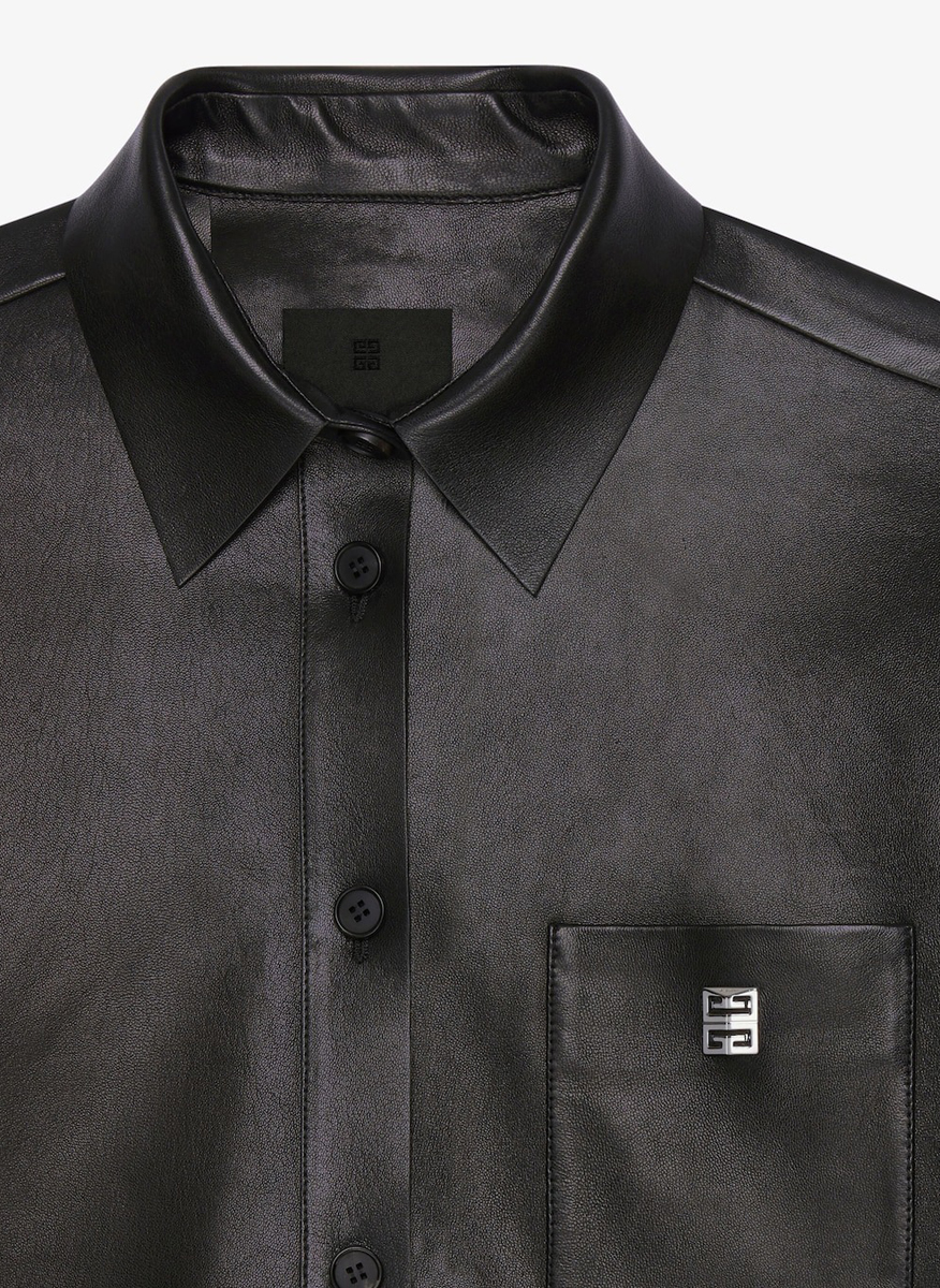 Риза от естествена кожа Givenchy 